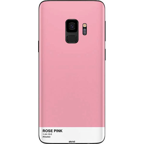 Rose Pink Color Palette Galaxy S9 Skin